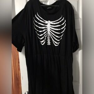BloomChic skeleton dress